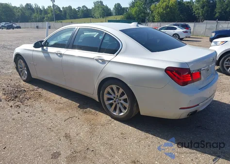 2014 BMW 740I z USA, uszkodzony, nr VIN WBAYA6C57ED143941
